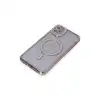 Apple İphone 11 Kılıf Joke Simli Magneticsafe Kılıf - Pembe
