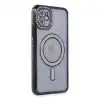 Apple İphone 11 Kılıf Joke Simli Magneticsafe Kılıf - Siyah