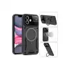 Apple İphone 11 Kılıf Joy Lens Standlı Kapak - Mor