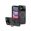 Apple İphone 11 Kılıf Joy Lens Standlı Kapak - Siyah