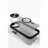 Apple İphone 11 Kılıf Teleskop Lens Magsafe Silikon Kapak - Siyah