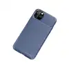 Apple İphone 11 Pro Kılıf Auto Focus Karbon Kapak - Lacivert