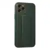 Apple İphone 11 Pro Kılıf Coco Deri Standlı Kapak - Yeşil
