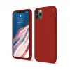 Apple İphone 11 Pro Kılıf First Silikon - Bordo