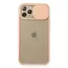 Apple İphone 11 Pro Kılıf Palm Buzlu Kamera Sürgülü Silikon - Pembe