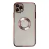 Apple İphone 11 Pro Kılıf Slot Silikon - Rose Gold