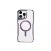 Apple İphone 11 Pro Max Kılıf Boyi Magsafe Silikon Kapak - Derin Mor