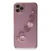 Apple İphone 11 Pro Max Kılıf Esila Silikon - Mor