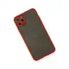 Apple İphone 11 Pro Max Kılıf Montreal Silikon Kapak - Kırmızı