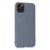 Apple İphone 11 Pro Max Kılıf Nano İçi Kadife Silikon - Gri