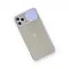 Apple İphone 11 Pro Max Kılıf Palm Buzlu Kamera Sürgülü Silikon - Lila