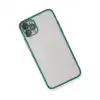 Apple İphone 11 Pro Max Kılıf Razer Lensli Silikon - Yeşil