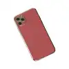 Apple İphone 11 Pro Max Kılıf Volet Silikon - Kırmızı