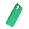 Apple İphone 11 Regal Magsafe Standlı Kapak - Yeşil