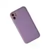 Apple İphone 12 Kılıf Coco Deri Silikon Kapak - Lila
