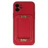 Apple İphone 12 Kılıf Coco Elit Kapak - Kırmızı