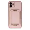 Apple İphone 12 Kılıf Coco Elit Kapak - Pembe