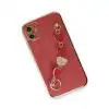 Apple İphone 12 Kılıf Esila Silikon - Kırmızı