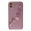 Apple İphone 12 Kılıf Esila Silikon - Mor
