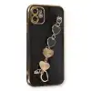Apple İphone 12 Kılıf Esila Silikon - Siyah