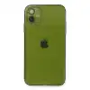 Apple İphone 12 Kılıf Fly Lens Silikon - Yeşil
