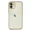 Apple İphone 12 Kılıf Razer Lensli Silikon - Gold