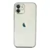 Apple İphone 12 Kılıf Razer Lensli Silikon - Gümüş