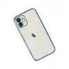Apple İphone 12 Kılıf Razer Lensli Silikon - Lacivert