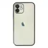 Apple İphone 12 Kılıf Razer Lensli Silikon - Siyah