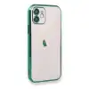 Apple İphone 12 Kılıf Razer Lensli Silikon - Yeşil