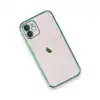 Apple İphone 12 Kılıf Razer Lensli Silikon - Yeşil