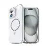 Apple İphone 12 Live Diamond Magsafe Kapak - Şeffaf