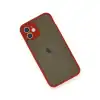 Apple İphone 12 Mini Kılıf Montreal Silikon Kapak - Kırmızı