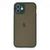 Apple İphone 12 Mini Kılıf Montreal Silikon Kapak - Yeşil