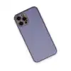 Apple İphone 12 Pro Kılıf Coco Deri Silikon Kapak - Açık Lila