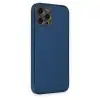 Apple İphone 12 Pro Kılıf Coco Deri Silikon Kapak - Açık Mavi