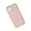 Apple İphone 12 Pro Kılıf Coco Deri Silikon Kapak - Pembe