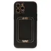 Apple İphone 12 Pro Kılıf Coco Elit Kapak - Siyah