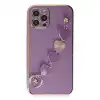 Apple İphone 12 Pro Kılıf Esila Silikon - Mor