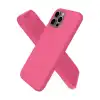 Apple İphone 12 Pro Kılıf First Silikon - Pembe