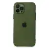 Apple İphone 12 Pro Kılıf Fly Lens Silikon - Yeşil