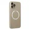 Apple İphone 12 Pro Kılıf Jack Magneticsafe Lens Silikon - Gold