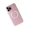 Apple İphone 12 Pro Kılıf Jack Magneticsafe Lens Silikon - Rose Gold