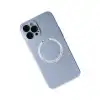 Apple İphone 12 Pro Kılıf Jack Magneticsafe Lens Silikon - Sierra Blue