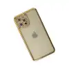 Apple İphone 12 Pro Kılıf Joke Taşlı Silikon - Gold