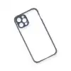 Apple İphone 12 Pro Kılıf Miami Şeffaf Silikon - Gri