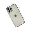 Apple İphone 12 Pro Kılıf Razer Lensli Silikon - Lacivert
