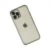 Apple İphone 12 Pro Kılıf Razer Lensli Silikon - Siyah