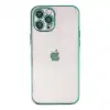 Apple İphone 12 Pro Kılıf Razer Lensli Silikon - Yeşil