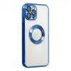 Apple İphone 12 Pro Kılıf Slot Silikon - Mavi
